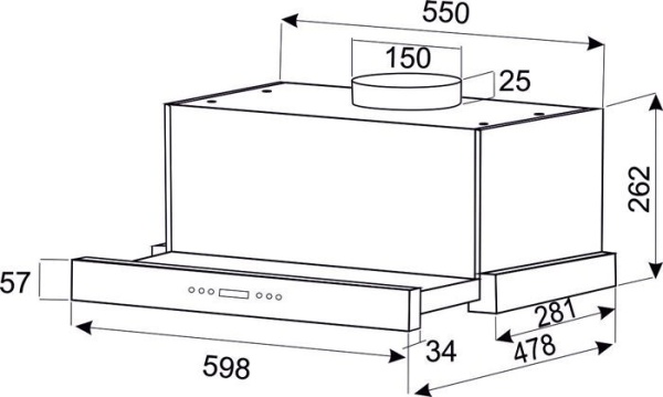 Вытяжка EXITEQ EX-1146 black купить с доставкой по Москве и Московской области в интернет-магазине АваТехно