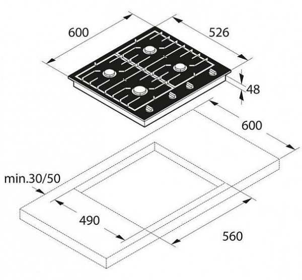 Поверхность ASKO HG1666SB купить с доставкой по Москве и Московской области в интернет-магазине АваТехно