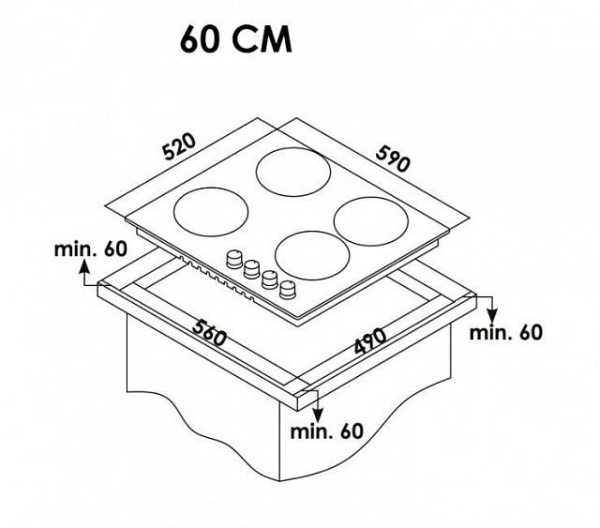 Варочная панель SCHAUB LORENZ SLK MY6830 купить с доставкой по Москве и Московской области в интернет-магазине АваТехно
