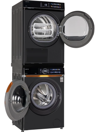 Сушильная машина HIBERG HDQ11 - 10 B + Стиральная машина HIBERG i-DDQ10 - 814 B с тепловым насосом, инверторным мотором и прямым приводом купить с доставкой по Москве и Московской области в интернет-магазине АваТехно