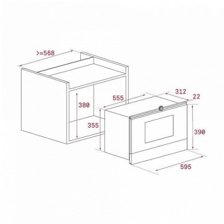 Микроволновая печь TEKA ML 8220 BIS L NIGHT RIVER BLACK (112030001) купить с доставкой по Москве и Московской области в интернет-магазине АваТехно