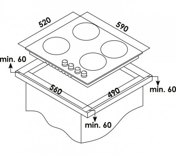 Стеклокерамическая панель SCHAUB LORENZ SLK MB6630 купить с доставкой по Москве и Московской области в интернет-магазине АваТехно
