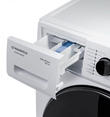 Стиральная машина с сушкой MAUNFELD MFWM1586WH купить с доставкой по Москве и Московской области в интернет-магазине АваТехно