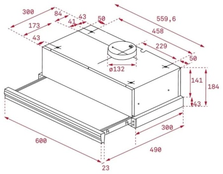 Встраиваемая вытяжка TEKA CNL 6415 PLUS black (40436822) купить с доставкой по Москве и Московской области в интернет-магазине АваТехно