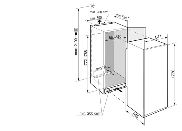 Морозильник Liebherr SIFNSf 5128 купить с доставкой по Москве и Московской области в интернет-магазине АваТехно