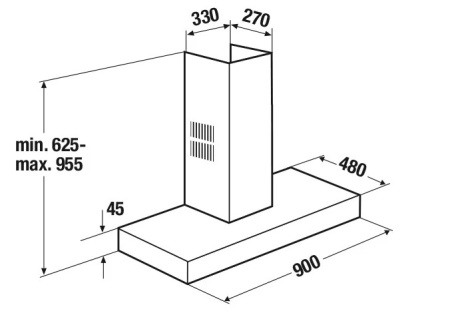 Вытяжка Kuppersbusch DW 9500.0 W купить с доставкой по Москве и Московской области в интернет-магазине АваТехно