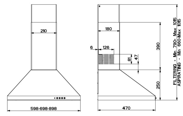 Вытяжка Faber STRIP SMART PB X A60 купить с доставкой по Москве и Московской области в интернет-магазине АваТехно