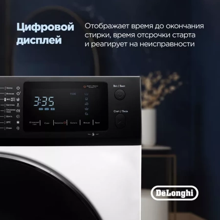 Стиральная машина с сушкой DeLonghi AURORA LA 8654 VI купить с доставкой по Москве и Московской области в интернет-магазине АваТехно