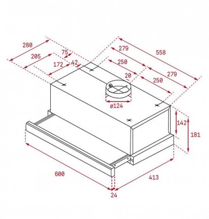 Вытяжка TEKA TL 6420 STAINLESS STEEL (40474260) купить с доставкой по Москве и Московской области в интернет-магазине АваТехно