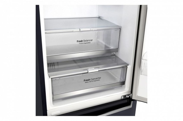 Холодильник LG GA-B509SBDZ черный купить с доставкой по Москве и Московской области в интернет-магазине АваТехно