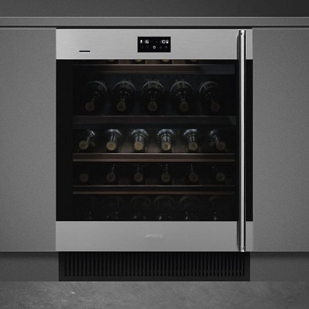 Встраиваемый винный шкаф SMEG CVI338LWX2 купить с доставкой по Москве и Московской области в интернет-магазине АваТехно