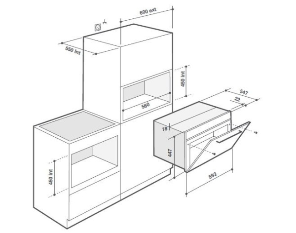 Духовой шкаф DE DIETRICH DKR7580A купить с доставкой по Москве и Московской области в интернет-магазине АваТехно