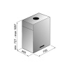 Вытяжка KORTING kha 7950 x cube купить с доставкой по Москве и Московской области в интернет-магазине АваТехно
