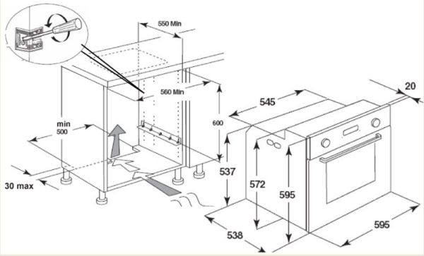 Духовой шкаф WHIRLPOOL  akzm8200/ix купить с доставкой по Москве и Московской области в интернет-магазине АваТехно