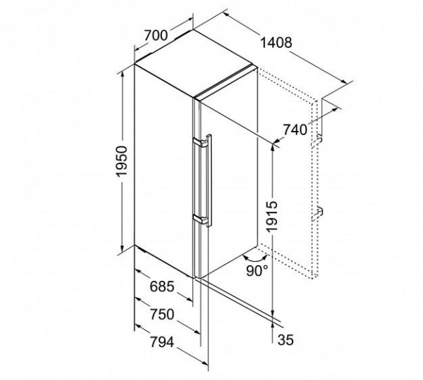 Морозильник Liebherr GN 5275 купить с доставкой по Москве и Московской области в интернет-магазине АваТехно