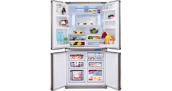 Холодильник side-by-side SHARP sj-f96spbk купить с доставкой по Москве и Московской области в интернет-магазине АваТехно