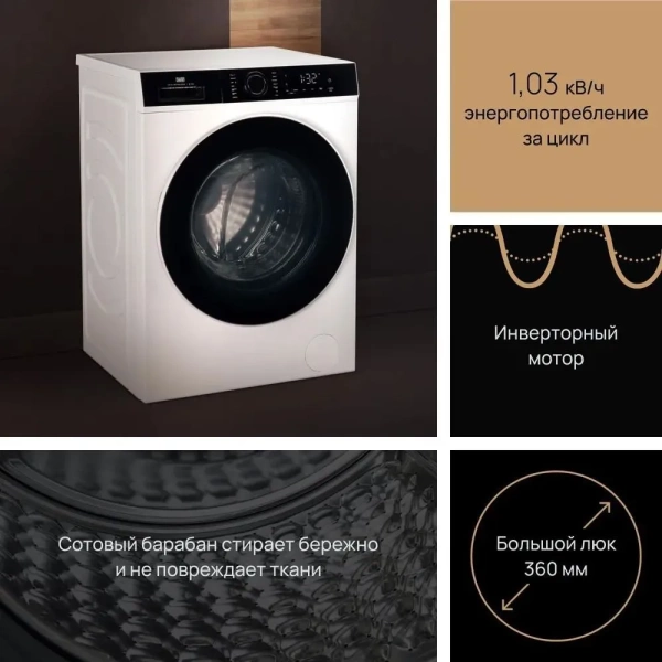 СТИРАЛЬНАЯ МАШИНА VARD VWF494 купить с доставкой по Москве и Московской области в интернет-магазине АваТехно