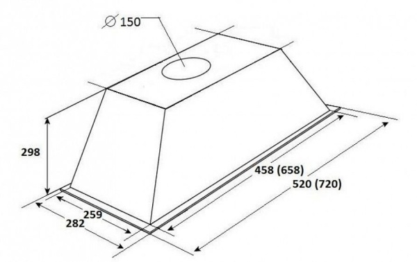 Вытяжка KUPPERSBERG INLINEA 52 XE купить с доставкой по Москве и Московской области в интернет-магазине АваТехно
