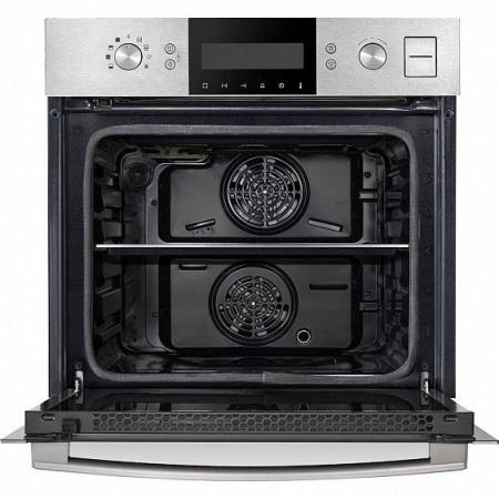Духовой шкаф Samsung Dual Cook BQ1VD6T244 нержавеющая сталь купить с доставкой по Москве и Московской области в интернет-магазине АваТехно