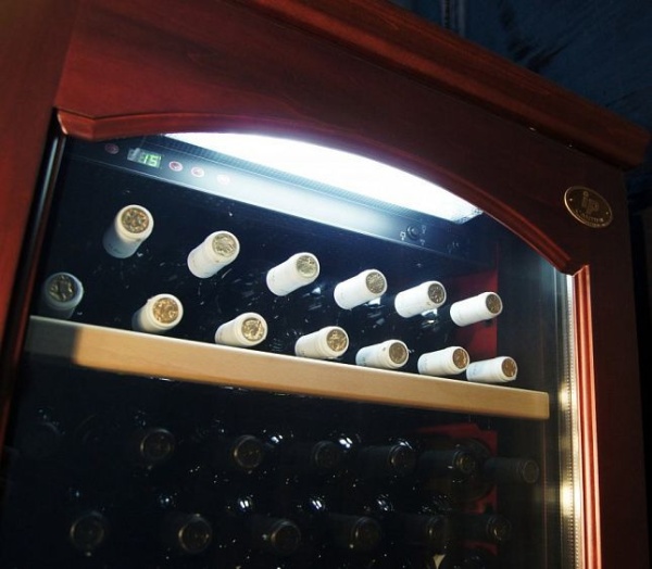 Винный шкаф IP INDUSTRIE cex 2151 lсu (цвет - вишня) купить с доставкой по Москве и Московской области в интернет-магазине АваТехно