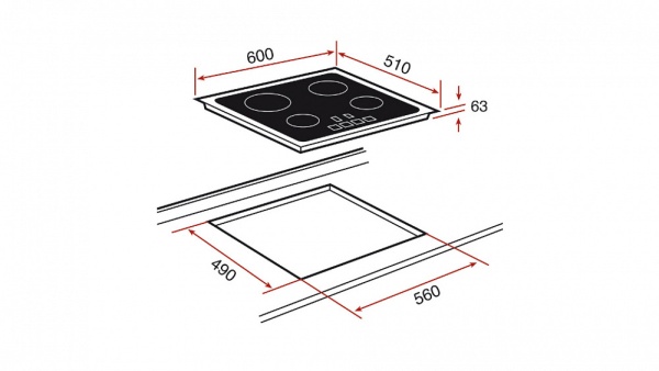 Варочная панель TEKA TBR 6420(40239025) купить с доставкой по Москве и Московской области в интернет-магазине АваТехно