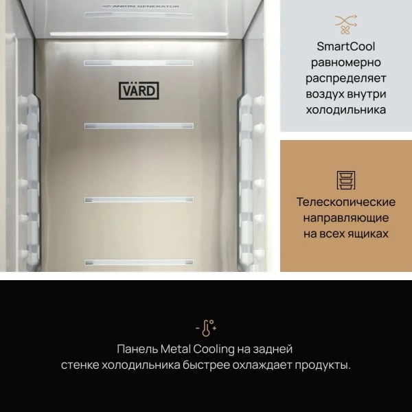 Холодильник VARD VIC177NI купить с доставкой по Москве и Московской области в интернет-магазине АваТехно