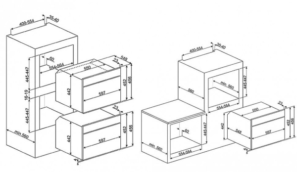 Духовой шкаф Smeg SF 4603 VCNR купить с доставкой по Москве и Московской области в интернет-магазине АваТехно