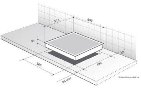 Варочная поверхность DE DIETRICH DPE7549XF купить с доставкой по Москве и Московской области в интернет-магазине АваТехно