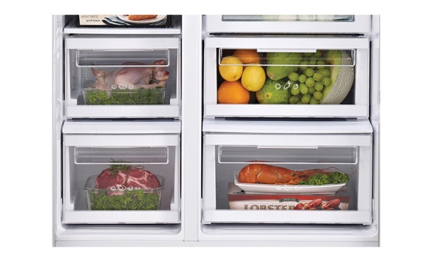 Холодильник Side-by-Side LG GC-M237JENV купить с доставкой по Москве и Московской области в интернет-магазине АваТехно