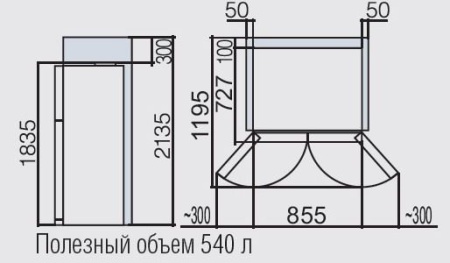 Холодильник HITACHI r-w 662 fpu3x ggr купить с доставкой по Москве и Московской области в интернет-магазине АваТехно
