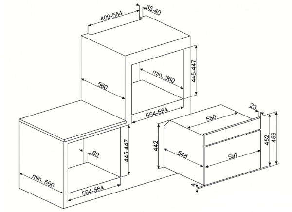 Электрический духовой шкаф SMEG sf4920mcp купить с доставкой по Москве и Московской области в интернет-магазине АваТехно