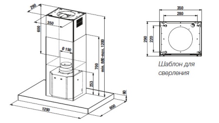 Вытяжка KUPPERSBUSCH IKD 12780.0 E сталь купить с доставкой по Москве и Московской области в интернет-магазине АваТехно