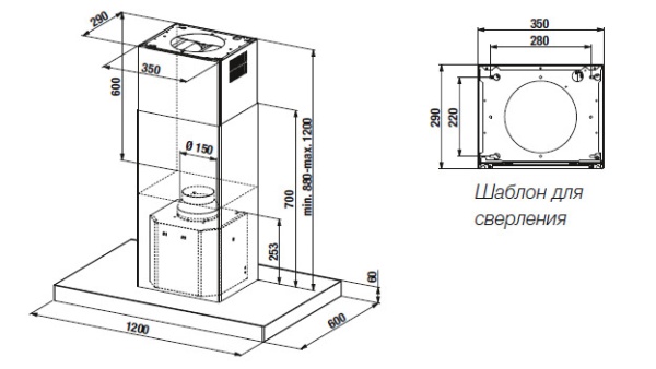 Вытяжка KUPPERSBUSCH IKD 12780.0 E сталь купить с доставкой по Москве и Московской области в интернет-магазине АваТехно