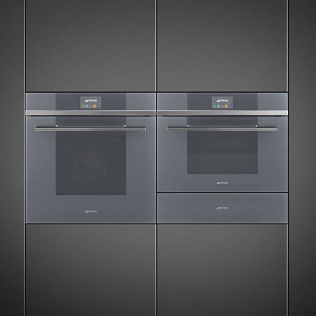 Духовой шкаф электрический компактный SMEG SF4104MCS купить с доставкой по Москве и Московской области в интернет-магазине АваТехно