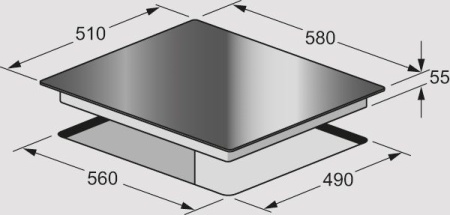 Варочная поверхность Fulgor Milano CH 604 ID TS купить с доставкой по Москве и Московской области в интернет-магазине АваТехно