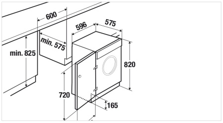 Стирально-сушильная машина KUPPERSBUSCH WT 6800.0 i купить с доставкой по Москве и Московской области в интернет-магазине АваТехно