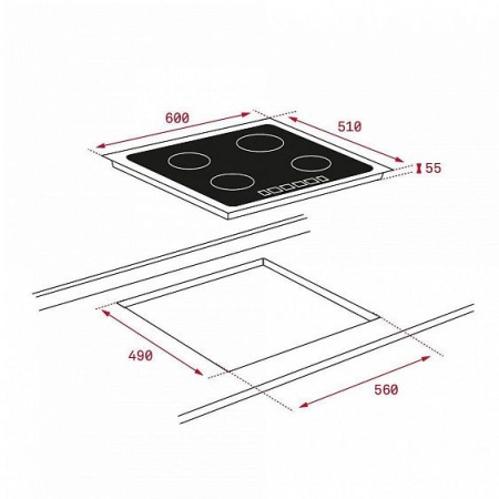 Варочная панель TEKA IZ 6320 white купить с доставкой по Москве и Московской области в интернет-магазине АваТехно