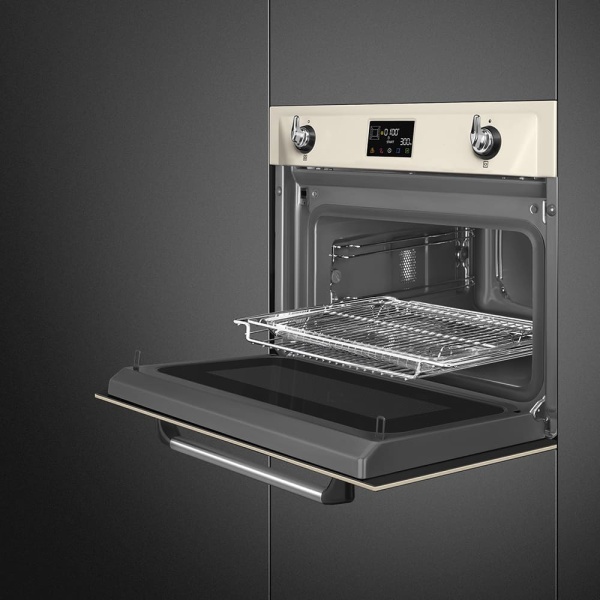 Компактный духовой шкаф Smeg SO4902M1P купить с доставкой по Москве и Московской области в интернет-магазине АваТехно