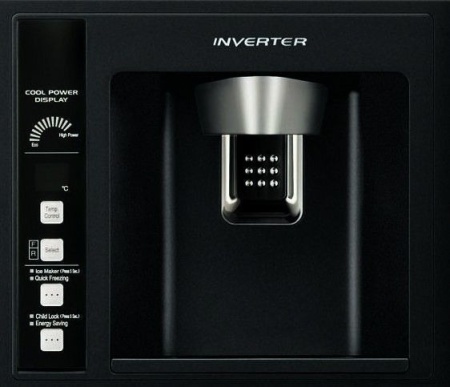 Холодильник  HITACHI r-w662 fpu3x gbk черный купить с доставкой по Москве и Московской области в интернет-магазине АваТехно