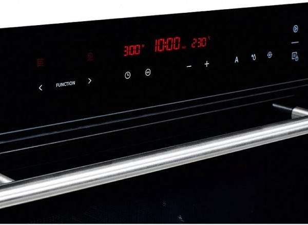 Встраиваемый компактный духовой шкаф с СВЧ Weissgauff OE 446 Black Edition купить с доставкой по Москве и Московской области в интернет-магазине АваТехно