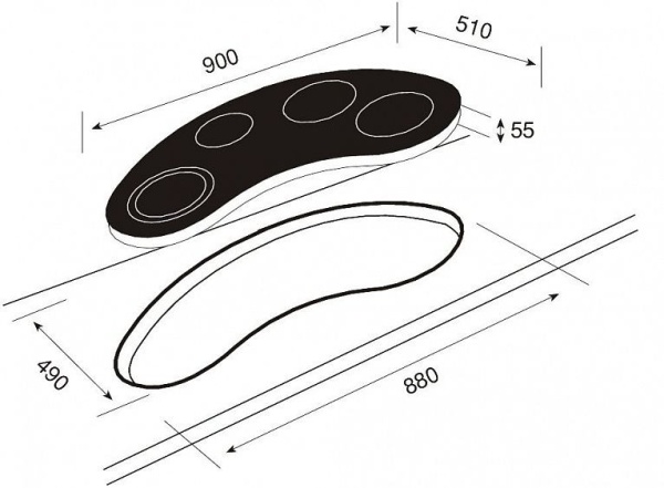 Газовая поверхность TEKA vr 90 4g ai al tr nat купить с доставкой по Москве и Московской области в интернет-магазине АваТехно