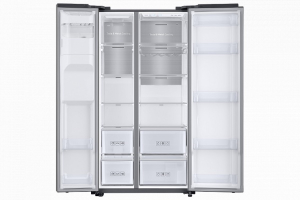 Холодильник Samsung RS68N8240SL серебристый купить с доставкой по Москве и Московской области в интернет-магазине АваТехно