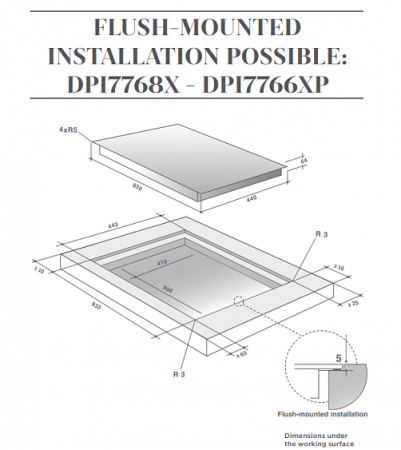 Варочная поверхность DE DIETRICH DPI7768X купить с доставкой по Москве и Московской области в интернет-магазине АваТехно