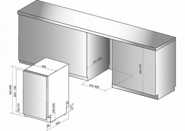 Встраиваемая посудомоечная машина Whirlpool WSIO 3O23 PFE X купить с доставкой по Москве и Московской области в интернет-магазине АваТехно