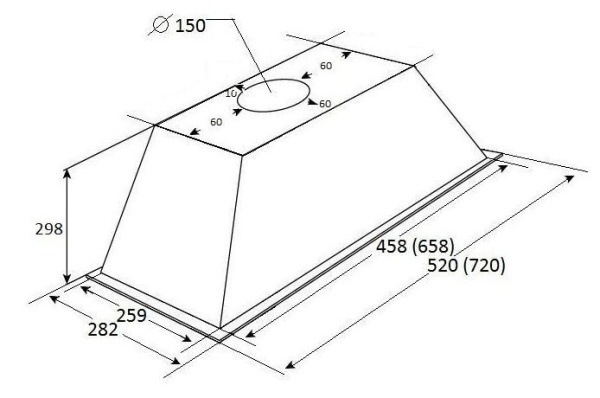 Вытяжка KUPPERSBERG INLINEA 72 C купить с доставкой по Москве и Московской области в интернет-магазине АваТехно