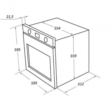 Духовой шкаф MAUNFELD EOEFG.566RIB.MT купить с доставкой по Москве и Московской области в интернет-магазине АваТехно