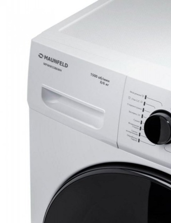 Стиральная машина с сушкой MAUNFELD MFWM1586WH купить с доставкой по Москве и Московской области в интернет-магазине АваТехно