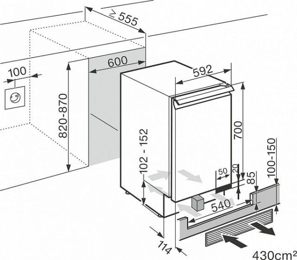 Винный шкаф MIELE KWT6321UG купить с доставкой по Москве и Московской области в интернет-магазине АваТехно