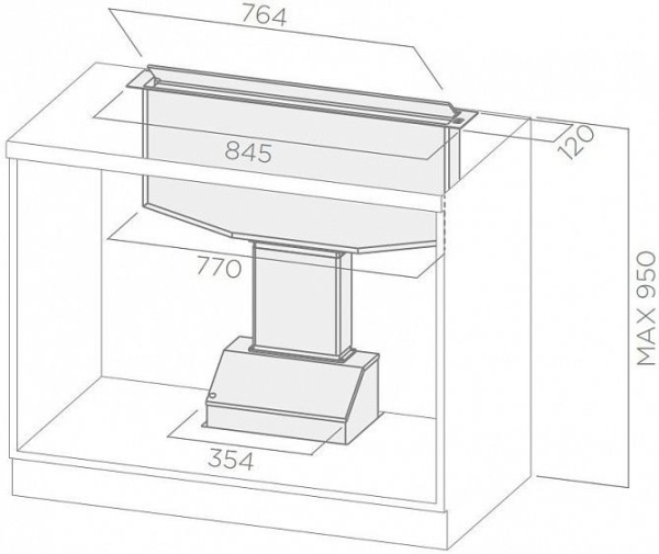 Вытяжка ELICA SEE YOU IX/F/90 купить с доставкой по Москве и Московской области в интернет-магазине АваТехно