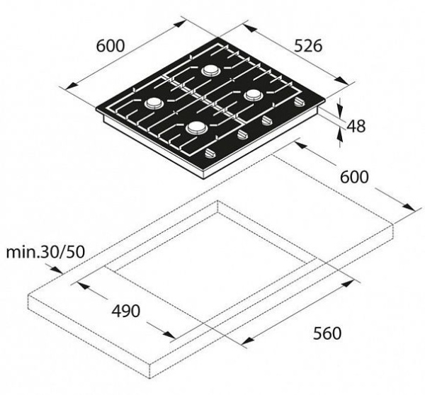 Поверхность ASKO HG1666AB купить с доставкой по Москве и Московской области в интернет-магазине АваТехно